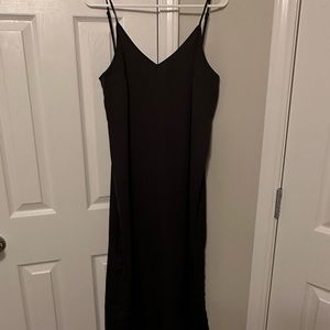 Black slip dress size L